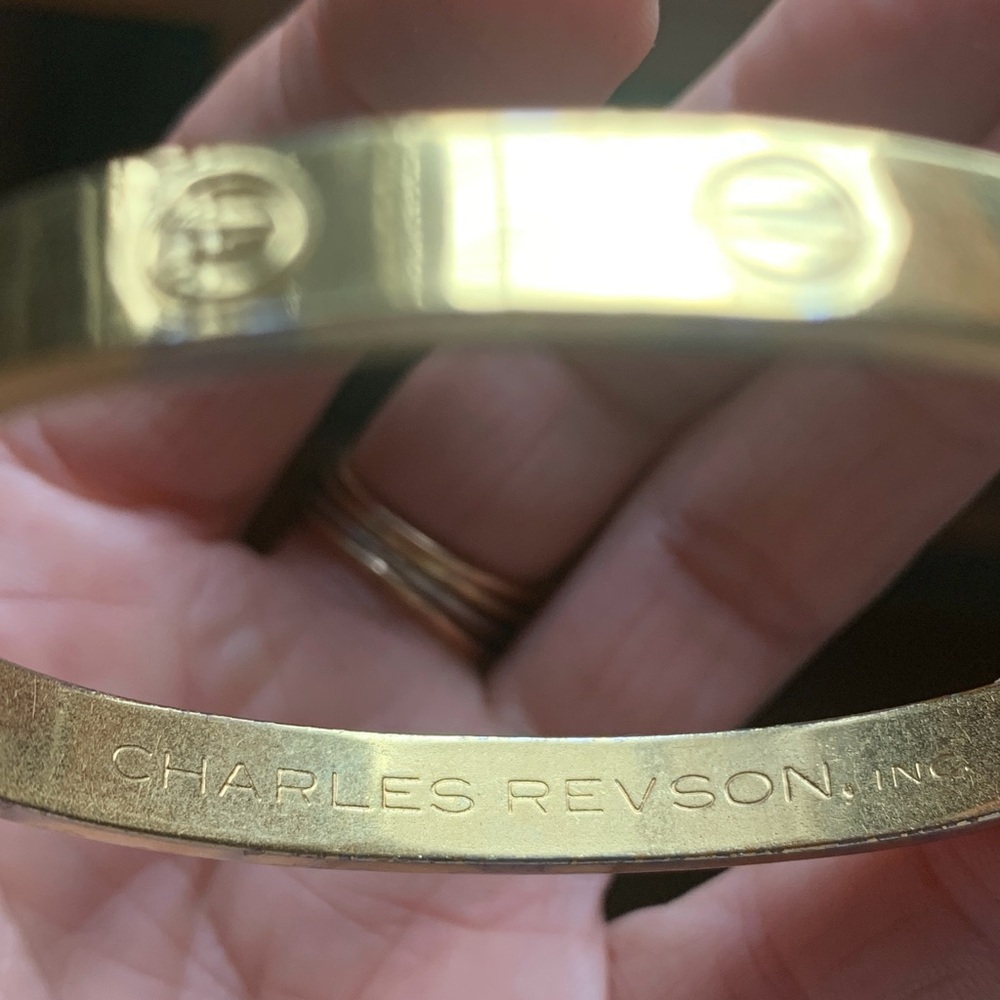 Aldo Cipullo Revson Gold-Plated Love Bracelet